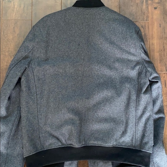 H&M Mens Grey Wool Jacket - Picture 3 of 4